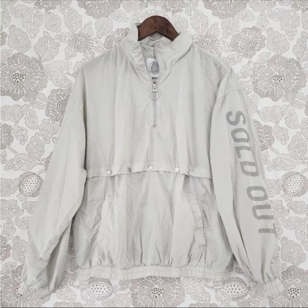 Urban Outfitters grey windbreaker